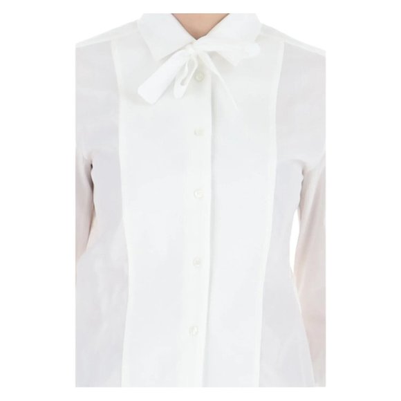 NWT Weekend Max Mara White Cotton Alsazia Shirt Size 8 MSRP$295 - Picture 3 of 7